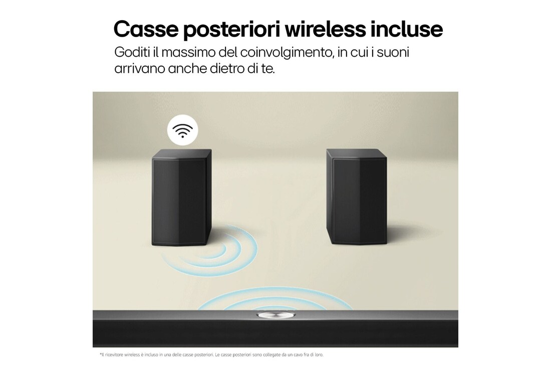 LG Offerta Kit Esclusivo: TV 65 pollici LG QNED80 4K + Soundbar Home Theater LG S70TR, 5.1.1 canali, 65QNED80T6A.S70TR